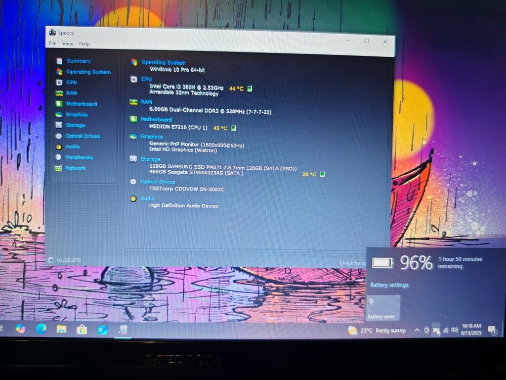 Laptop Medion Akoya i3