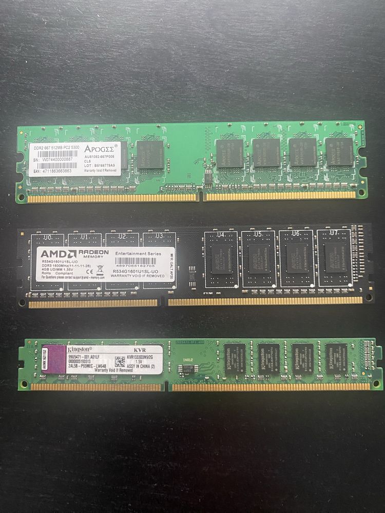ОЗУ (оперативная память) для ПК. DDR3 и DDR2