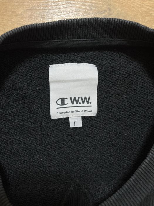 Champion x Wood Wood Noise Crew Sweat размер L