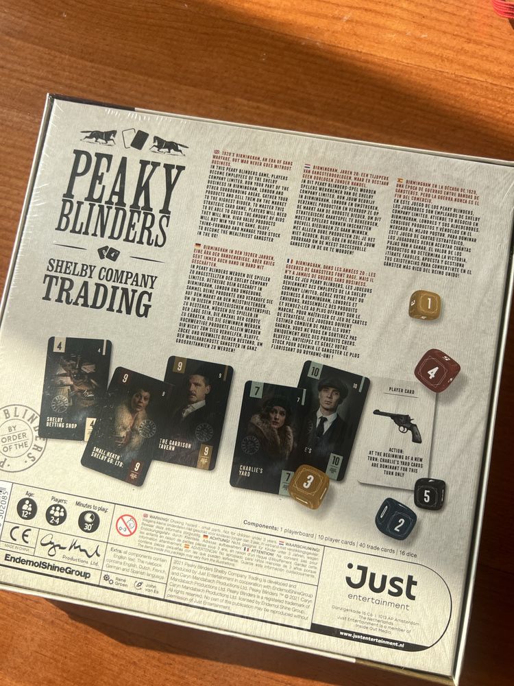 Настолна игра Peaky Blinders