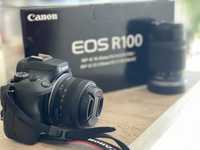 Kit Canon EOS R100 cu 2 obiective, in garantie