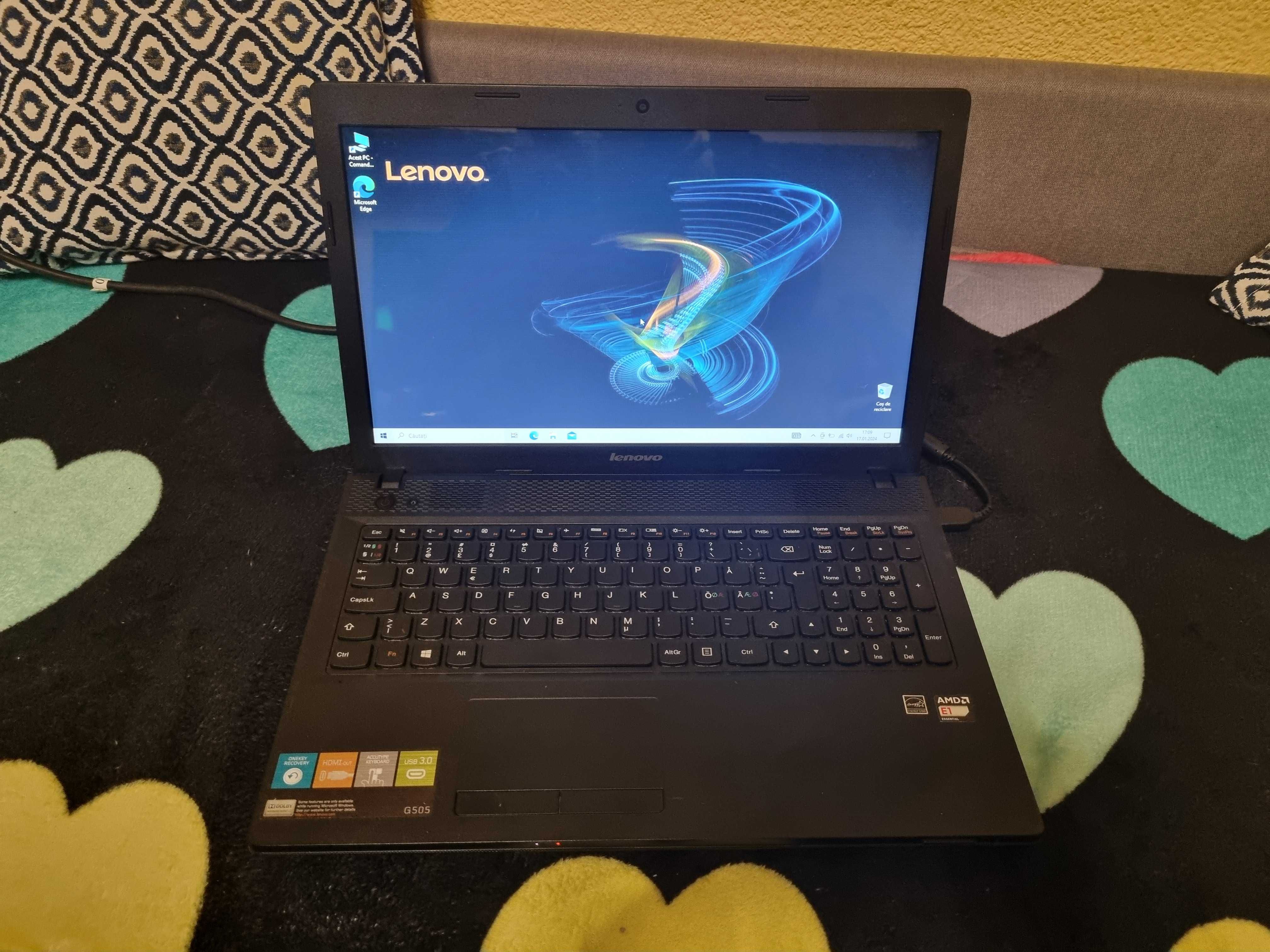 Laptop Lenovo B575e Amd E1  cu 6Gb ram , Ssd + Video Dedicat la 400lei