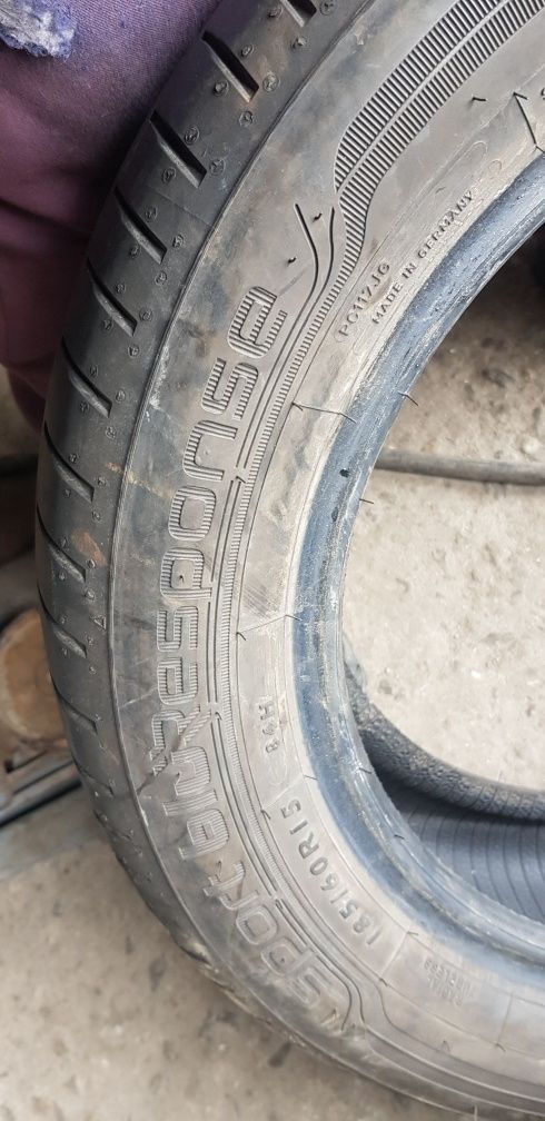 Летни гуми-15цола-185/60-1бр.-65лв."DUNLOP "-като нови