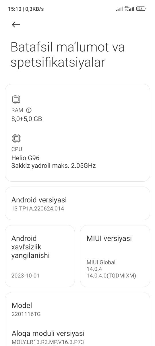 Redmi Note 11 pro 13/128 GB yangidek yaxshi ishlatilgan