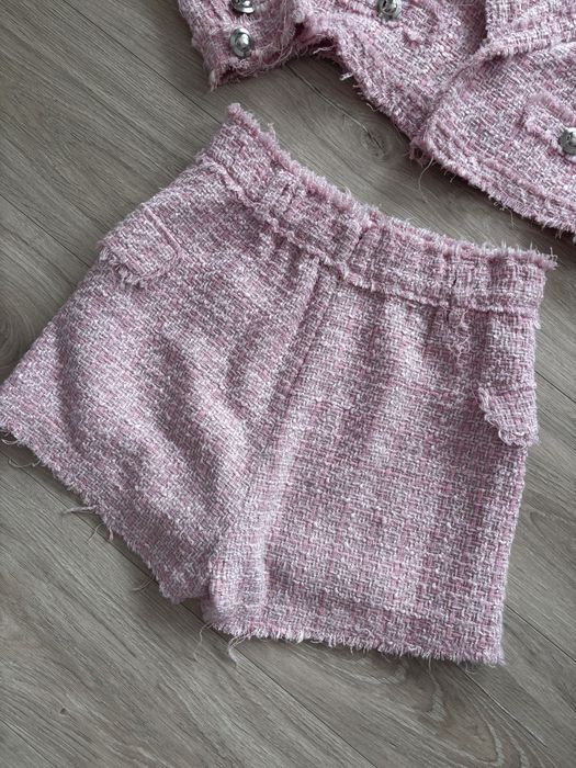 Розов комплект букле Bershka