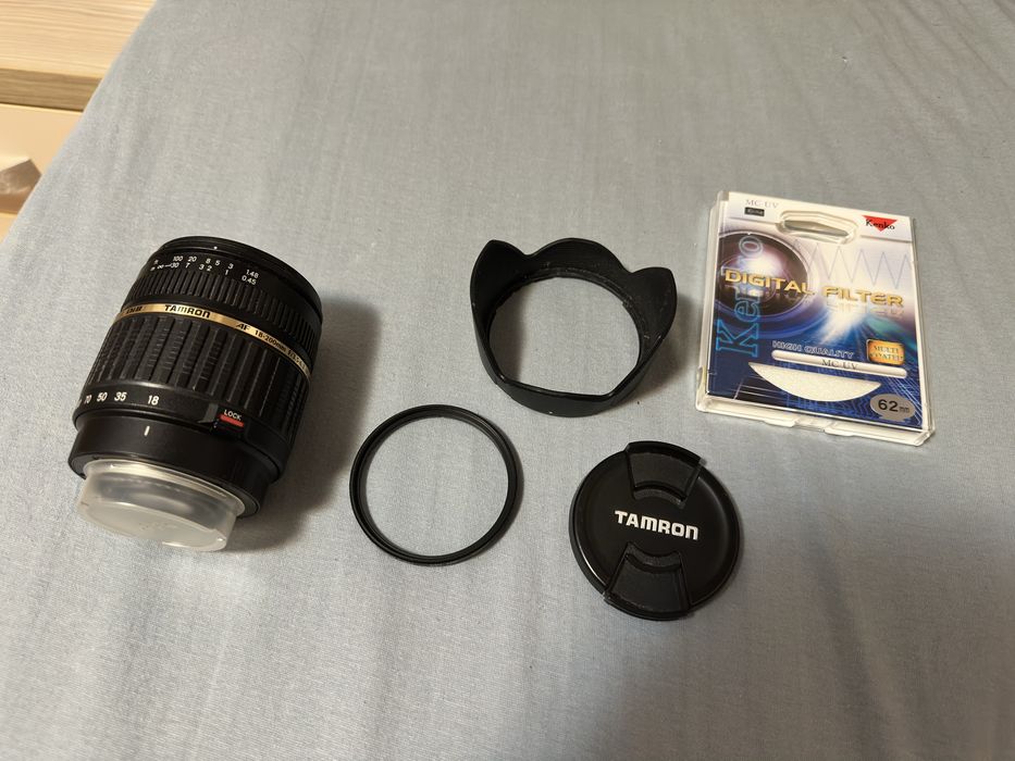Obiectiv Tamron 18-200 mm, f/3.5-6.3, montură A-mount