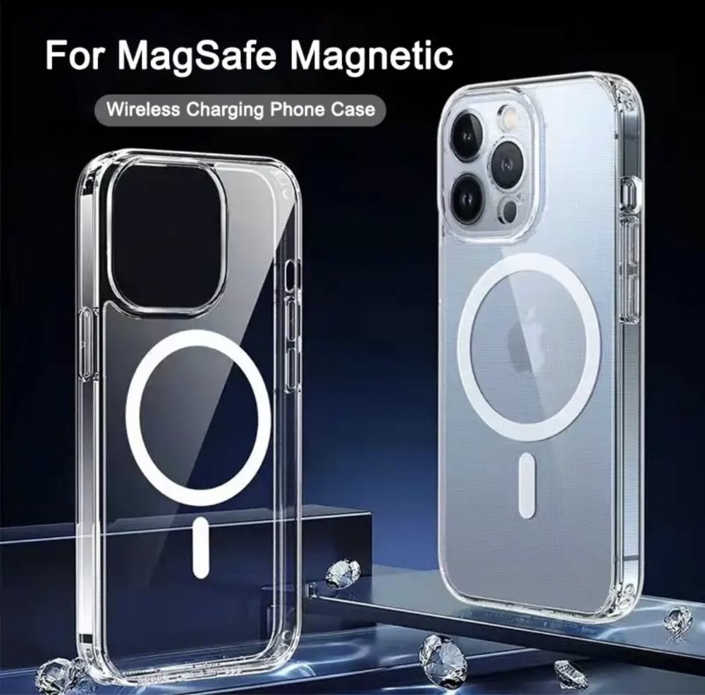 Husa Transparenta MagSafe Apple iPhone 16/15/14/13/12/11