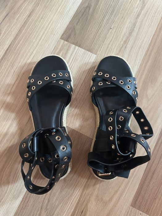 Sandale Il Passo, 37, piele antilopa cu capse, noi, nepurtate