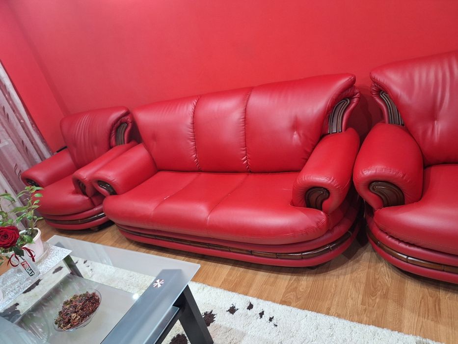 Canapea cu 2 fotolii