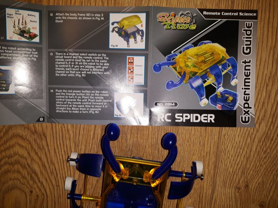 Безжичен паяк робот, Infrared RC Spider на 1/3 цена