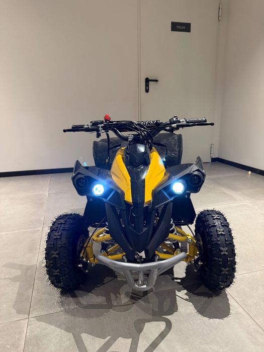 Детско бензиново АТВ 49cc MiniMotor SPORT – Black & Yellow