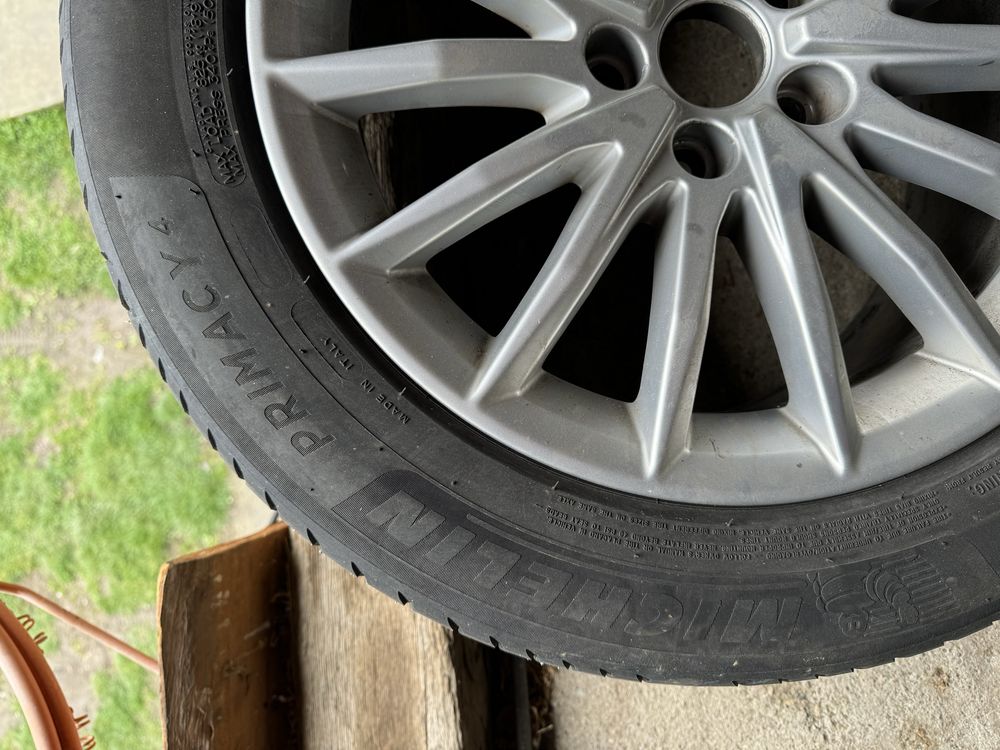 Jante Audi 5x112 cu anvelope vara michelin