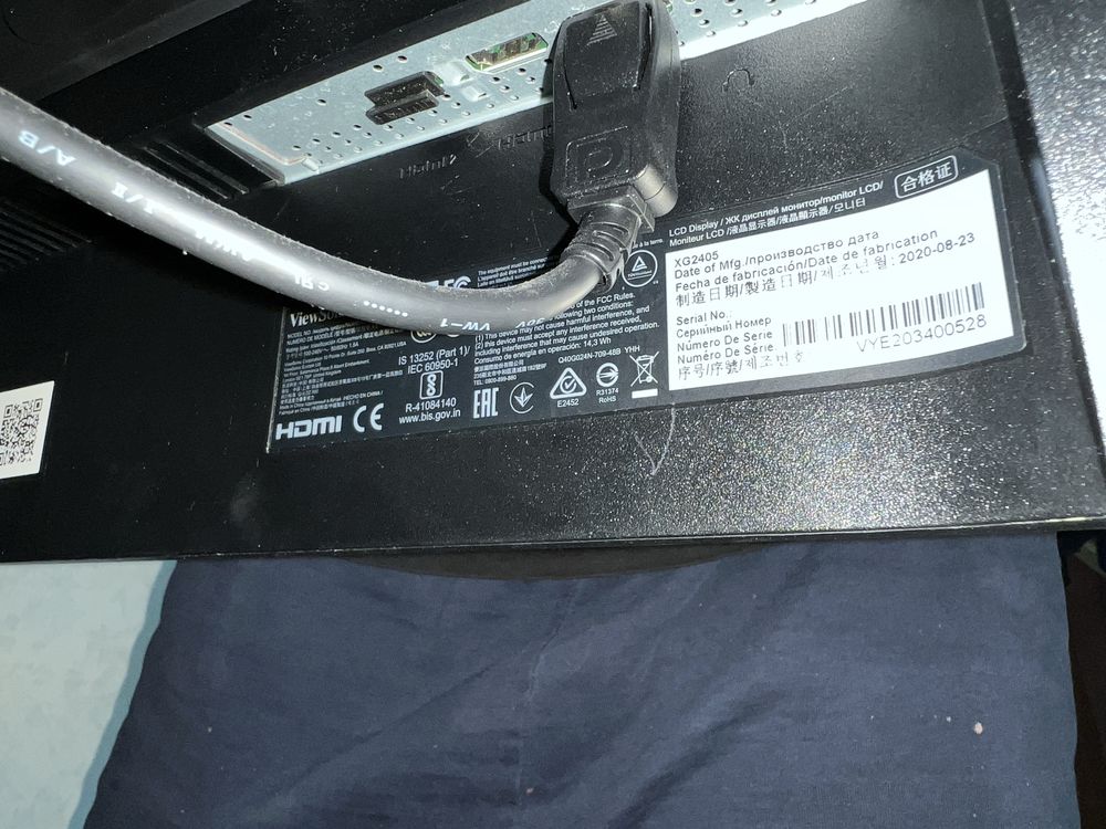 Monitor Gaming IPS ViewSonic XG2405,23,8",1ms,144hz