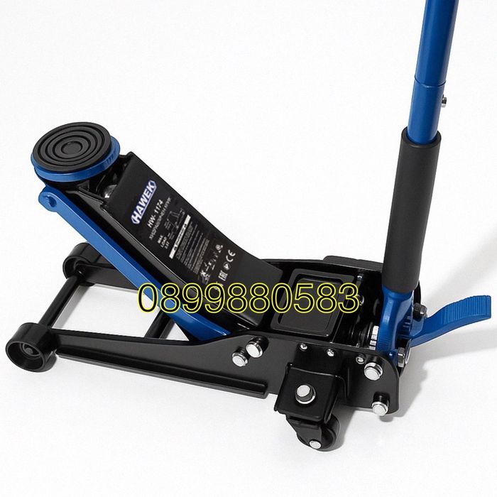 Нископрофилен крик крокодил  3,5 тона с педал  75 - 510 ММ HAWEK