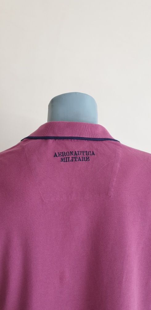 Aeronautica Militare Pique Cotton  Mens Size M ОРИГИНАЛНА Тениска!