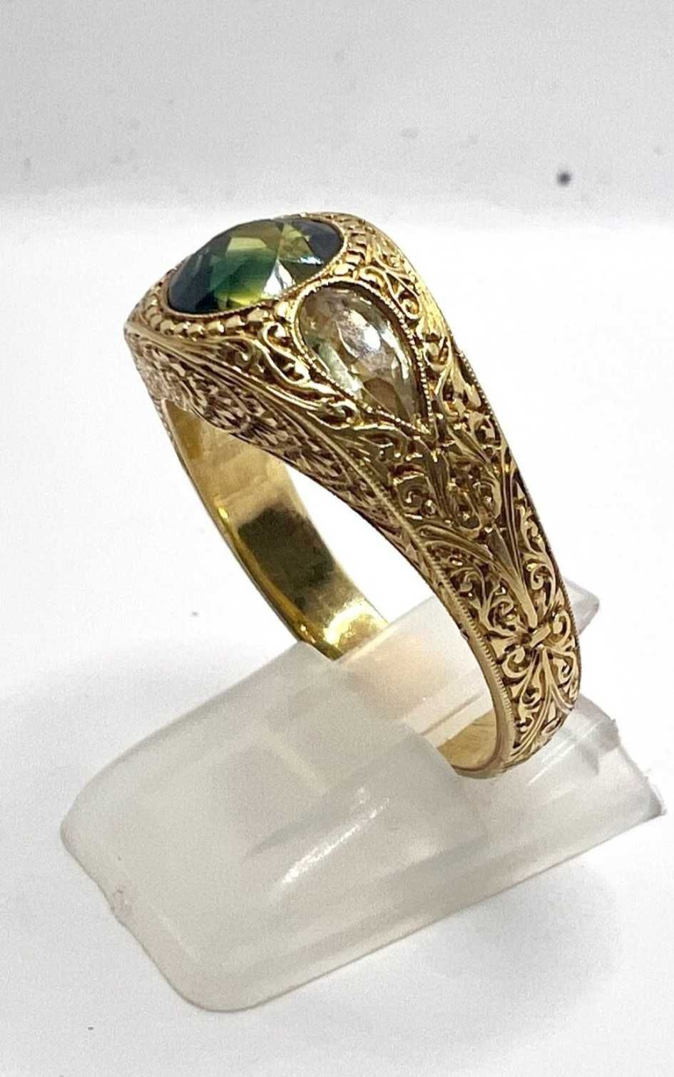 Inel Aur 18k Superb cu Peridot