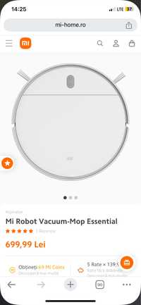 Aspirator Mi Robot Vacuum-Mop Essential