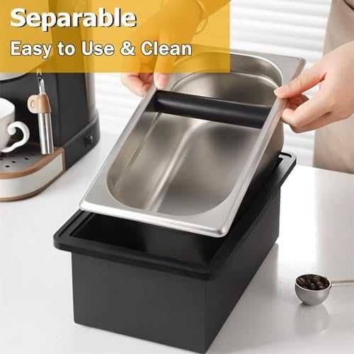 Нов голям контейнер за кафе от неръждаема стомана Дом