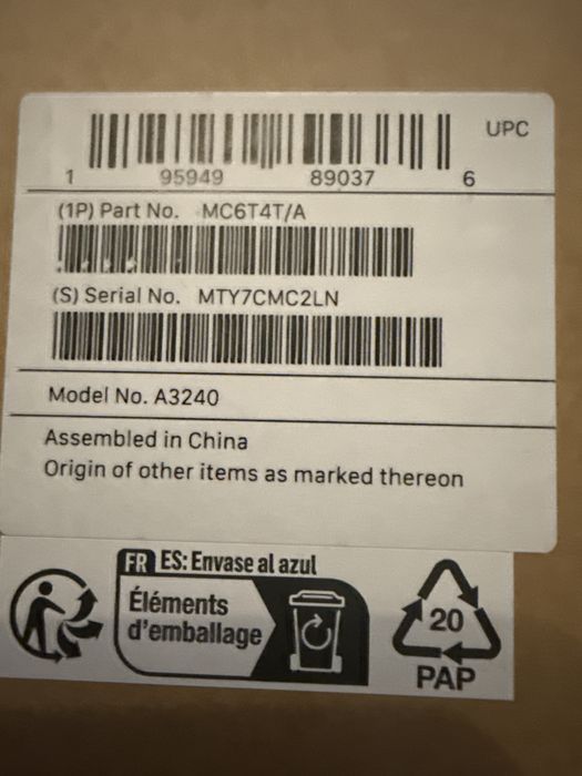 Macbook air M4 2025 skyblue 16/256 13" nou sigilat