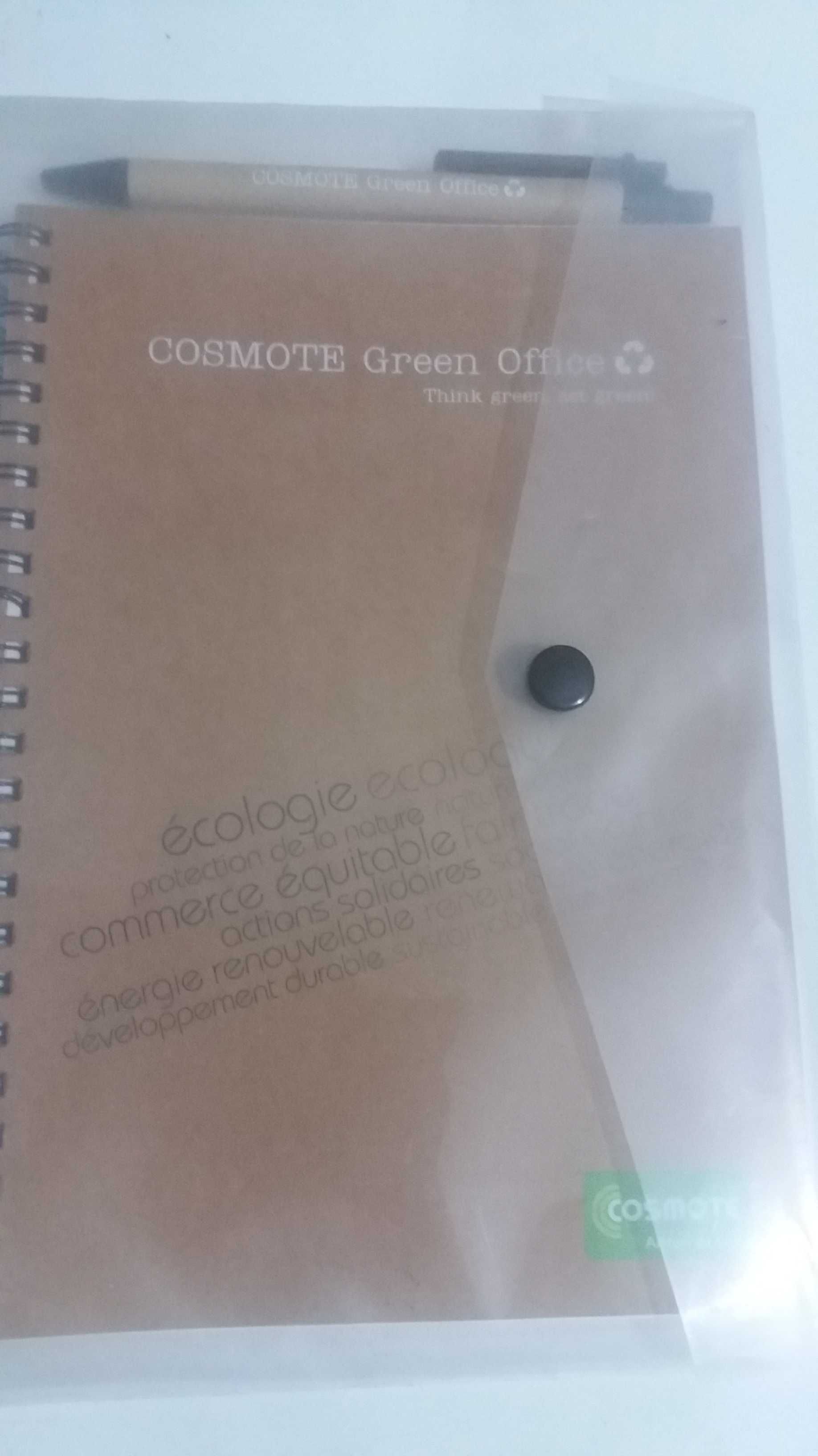 Chit Colectie**Mapa plastic+Agenda spira+Pix*Logo Cosmote Green Office
