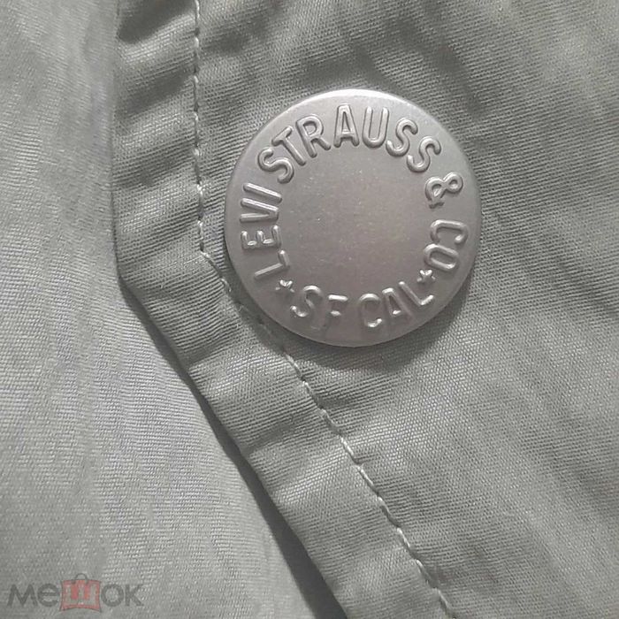 Levis Raincoat Sea Green Jacket / Демисезонная куртка 48-50р