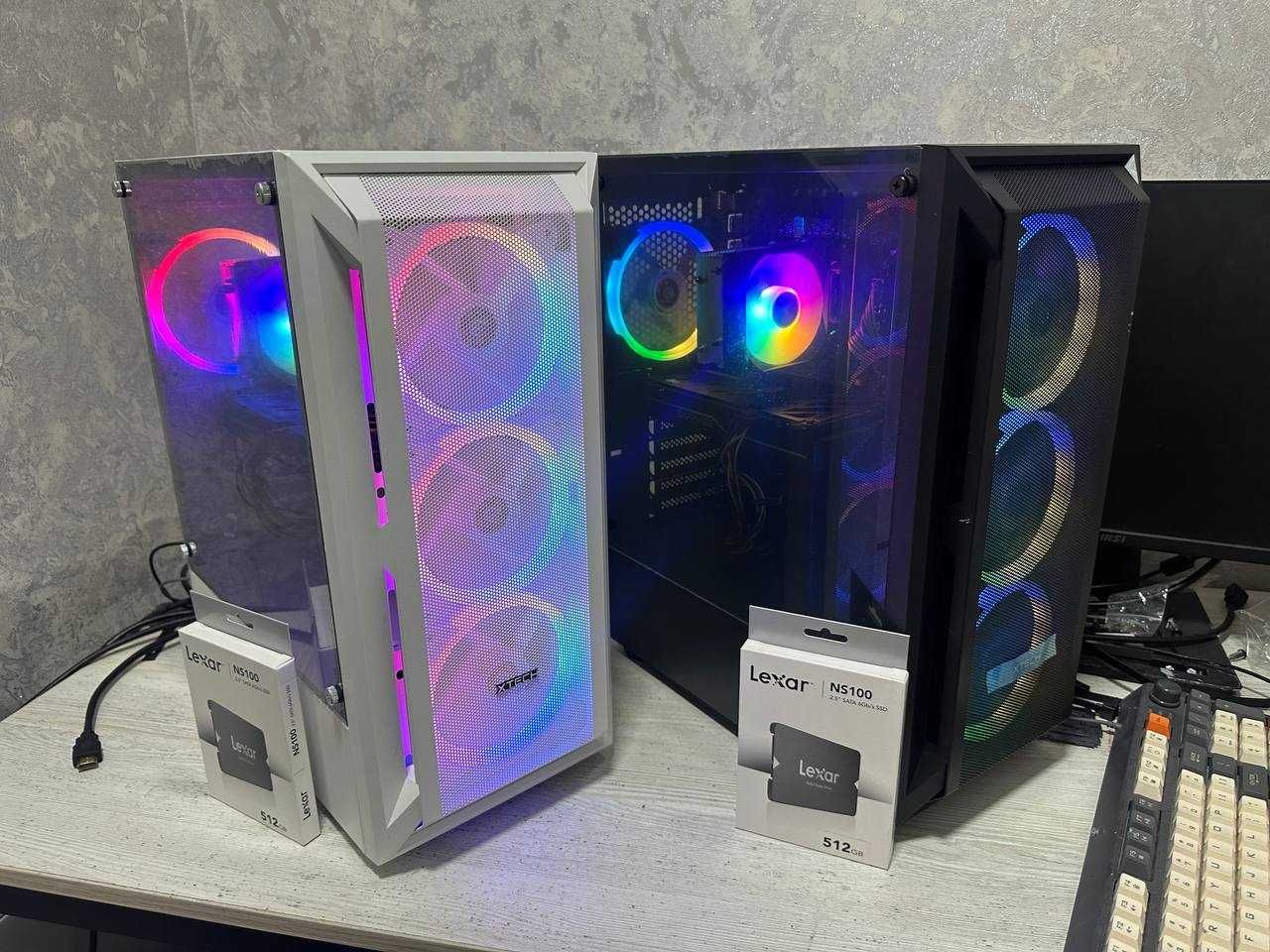 Игровой кейс 20 поточный / RX 580 8gb / DDR4 16gb / 512 Lexar ssd