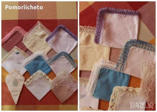 Кърпички -мъжки, дамски, детски, с дантела на една кука