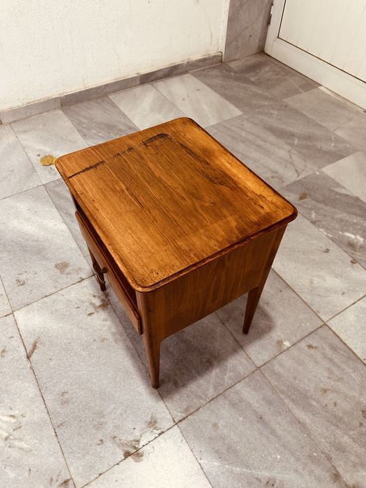 Ретро нощно шкафче/масичка / Mid-Century Modern, 60-те години