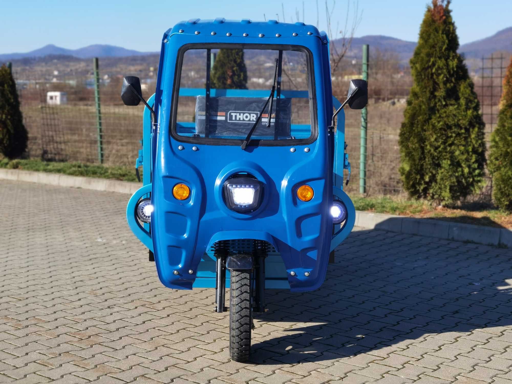 ThorMEGA PLUS triciclu 1500W cu cabina
