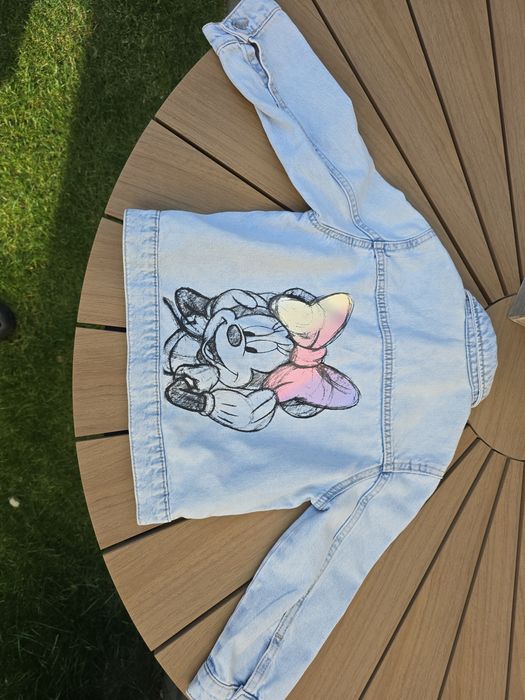 Geaca blugi Minnie Mouse fete 4-5 ani marime 110 H&M noua