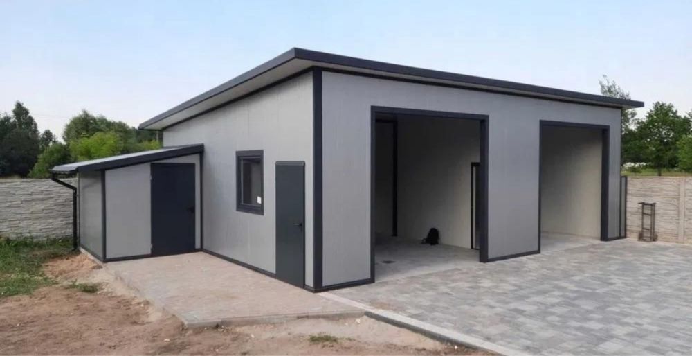 Construim garaje din panouri sandwish