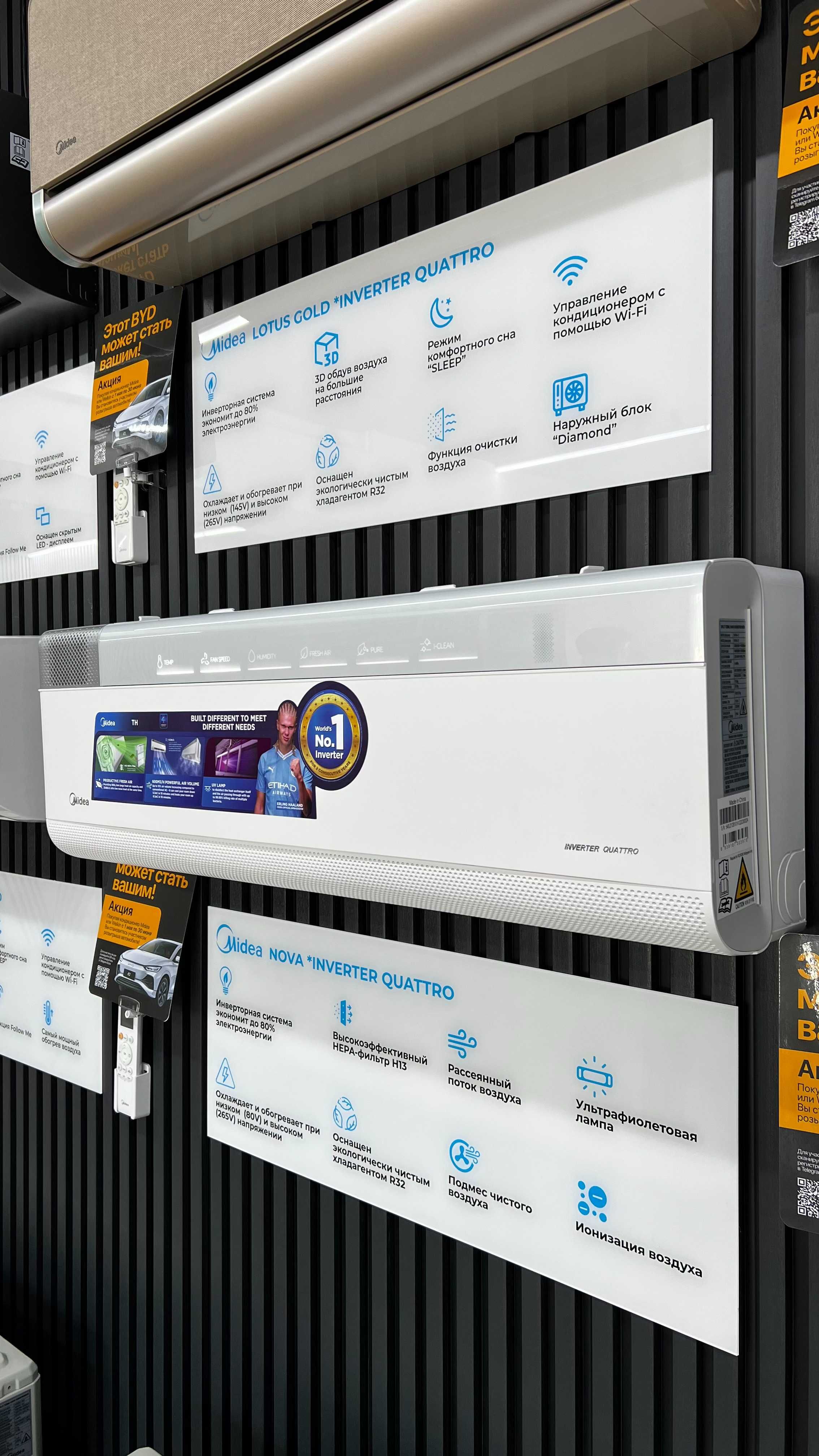 Кондиционер/Konditsioner/Inverter/Инвертер/Midea Nova 12 000 BTU