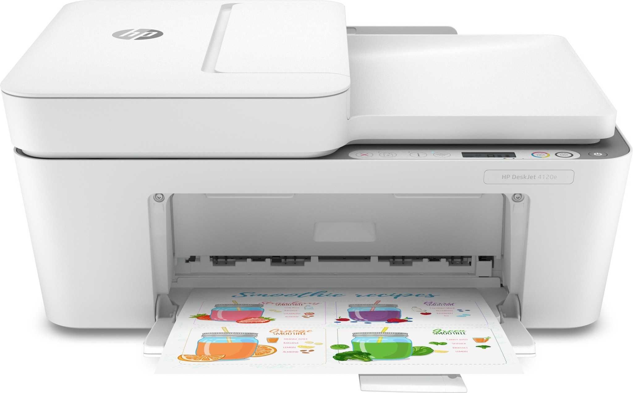 Мултифункционалнo устройствo AiO HP - DeskJet 4120e, бяло