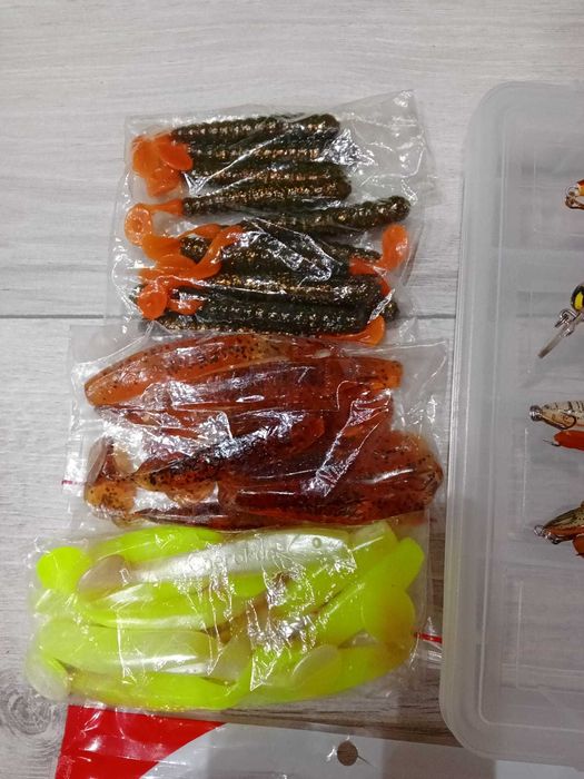 Naluci de pescuit salau, clean, biban