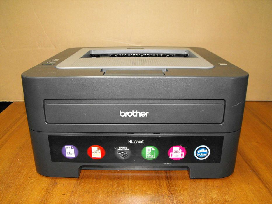 Лазерен принте Brother HL-2240D с двустранен печат и гаранция