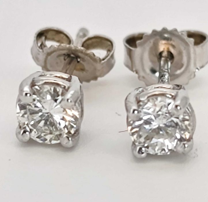 Cercei aur 14k cu diamante 0.55ct