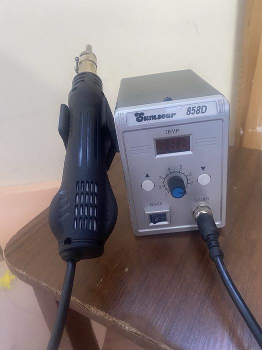 Паяльный фен sumsour 858d