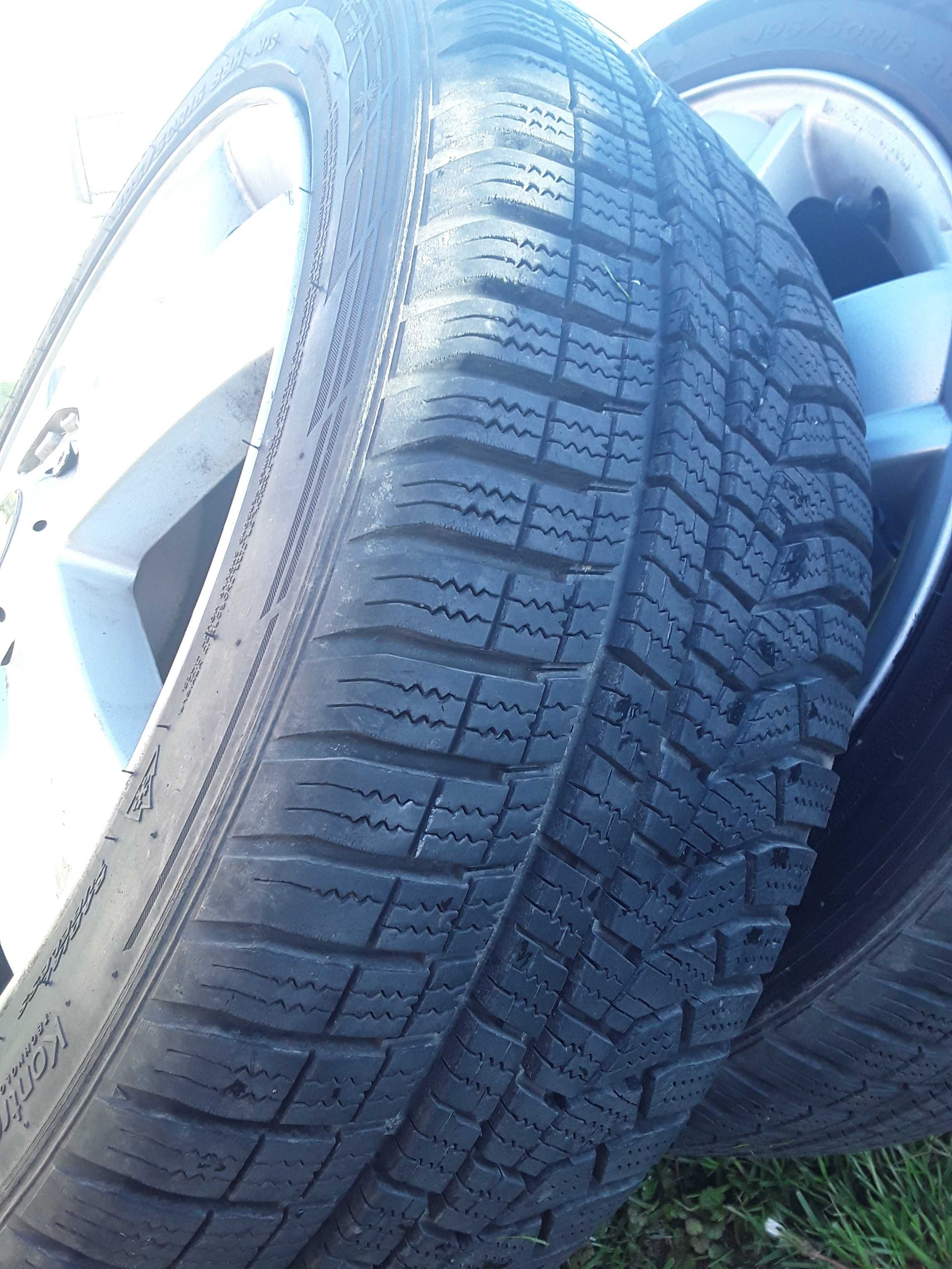 Jante + cauciucuri de iarna Hankook 195/50 R16 ...4×100r16