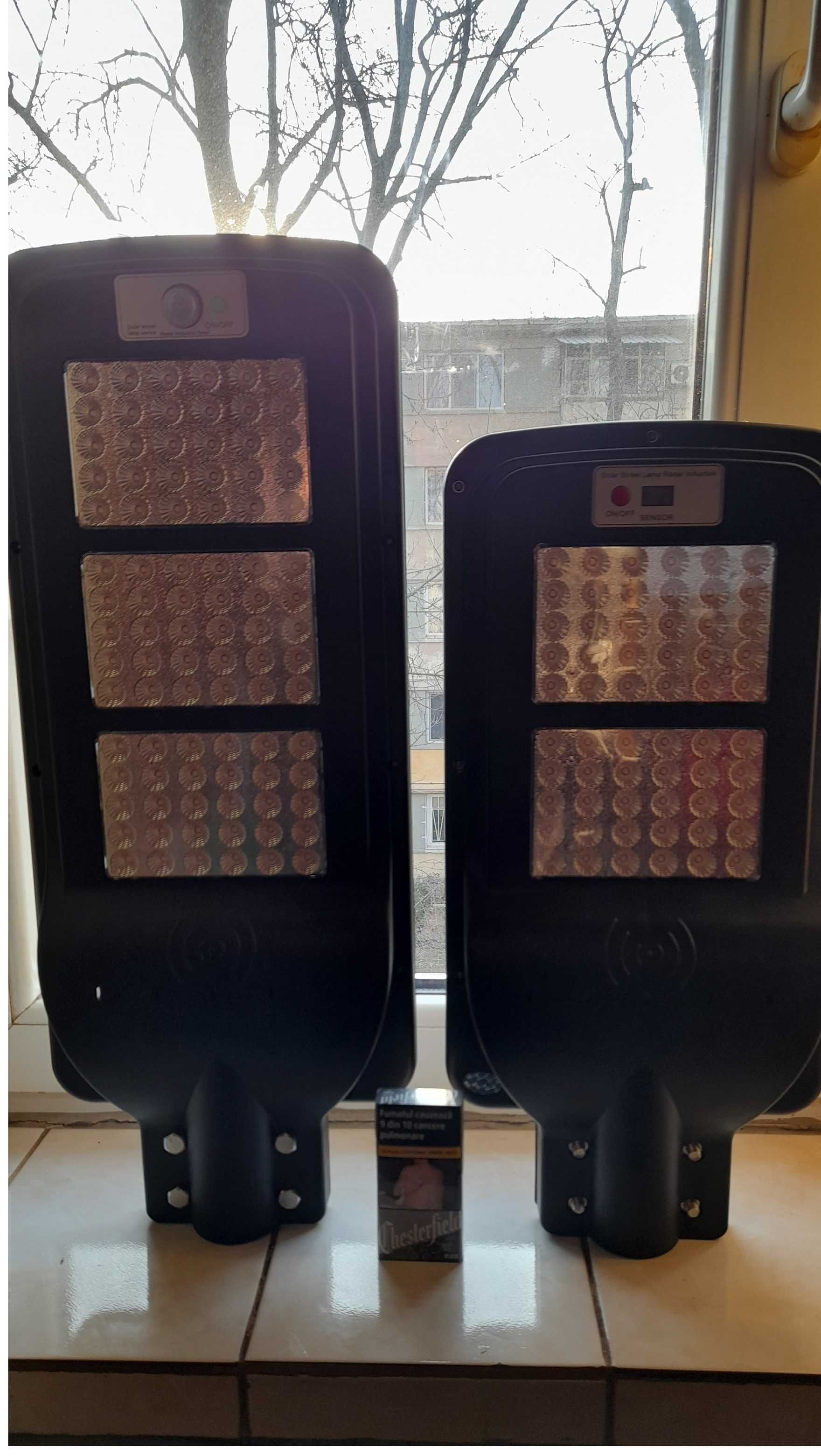 Lampa solara stradala 300W mare 70cm , senzori , teava fixare suport