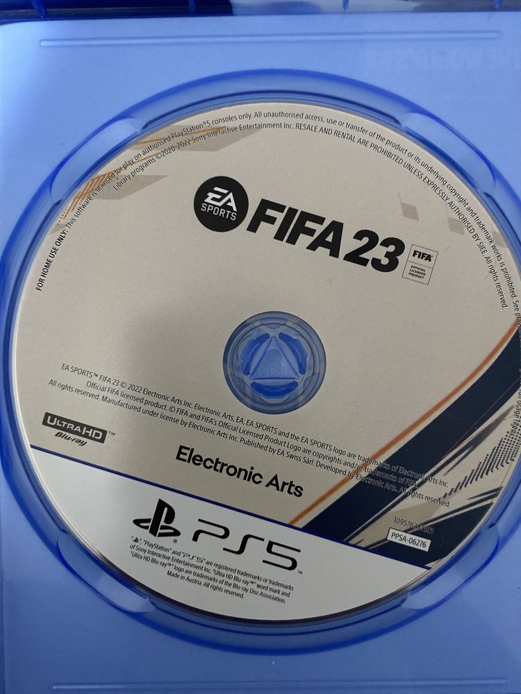 Диск Fifa 23 PS5