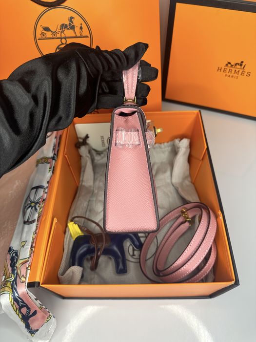 Geanta de lux HERMES Kelly mini 19  cm piele naturala 100% cadou c:43