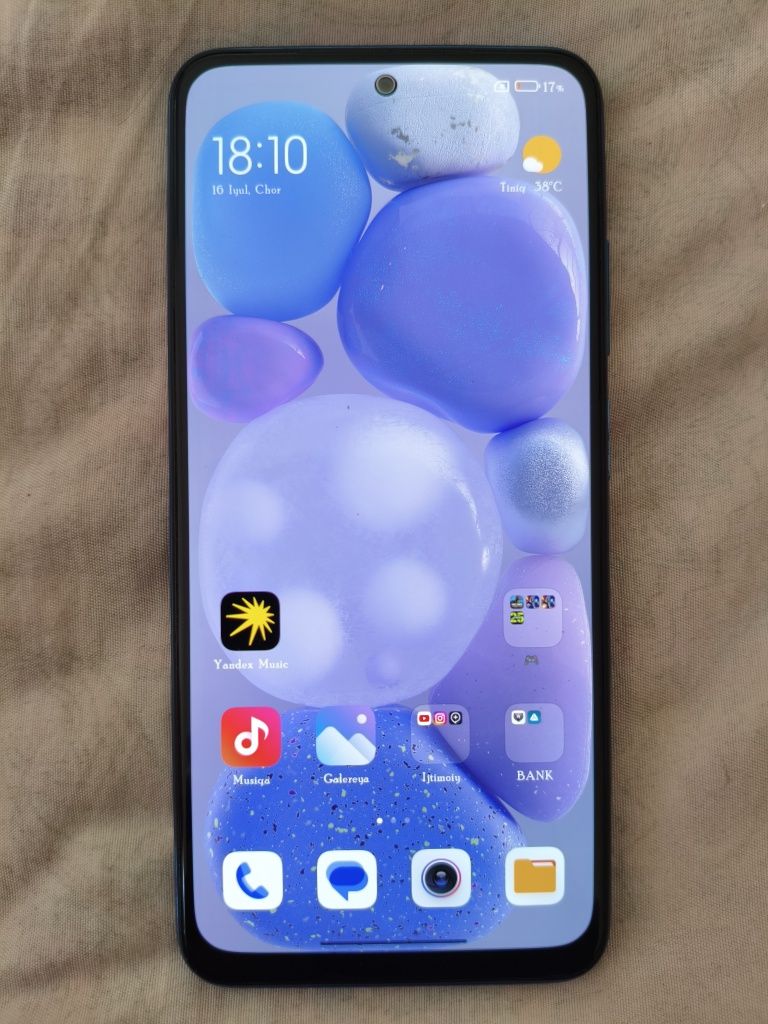 Redmi Note 10S. 6/128 Sotiladi..