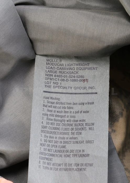 Оригинална US Army Раница MOLLE II Large Rucksack (UCP) - ПЪЛЕН КОМПЛЕ