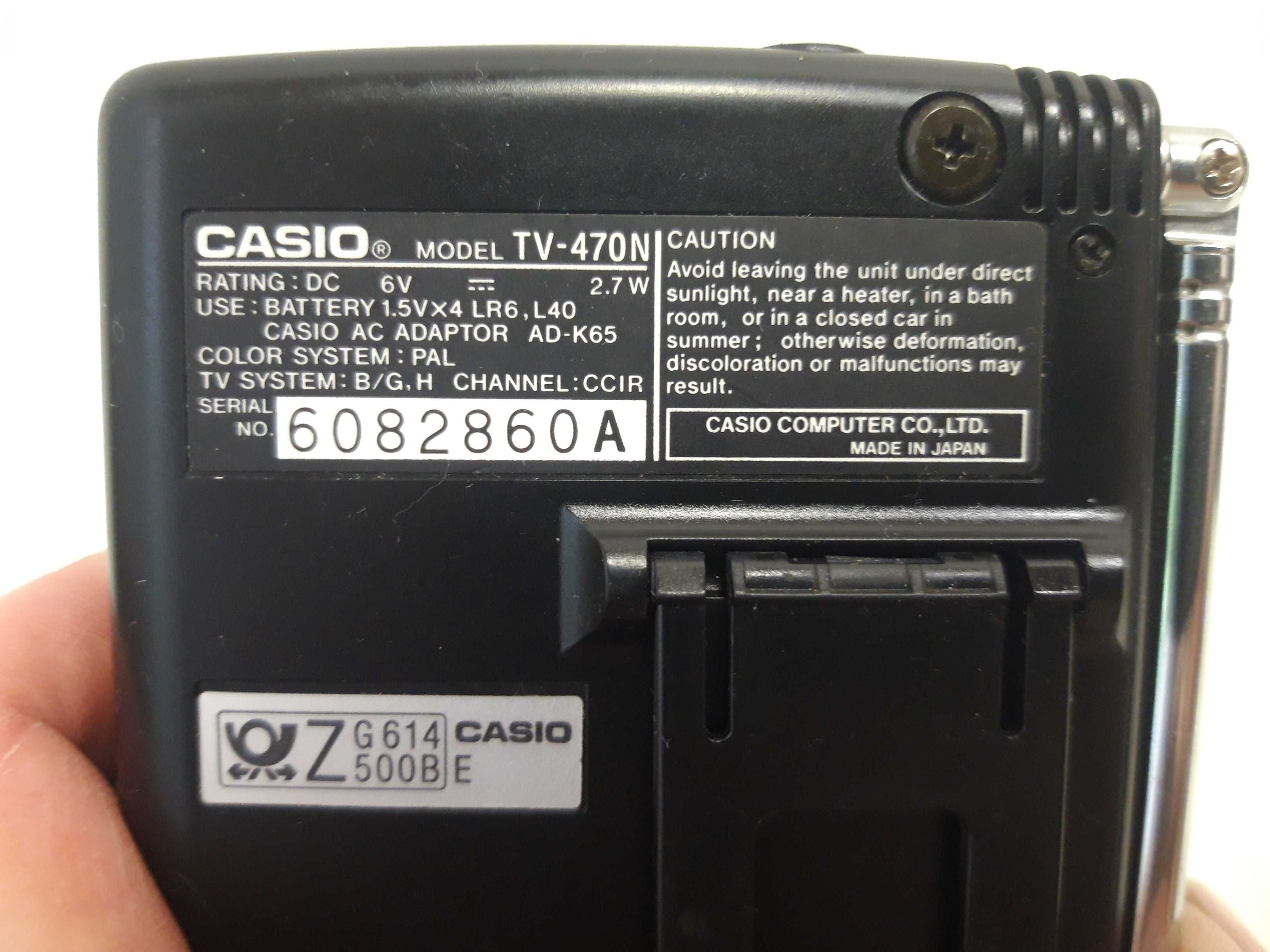 Мини цветен телевизор Casio TV-470N