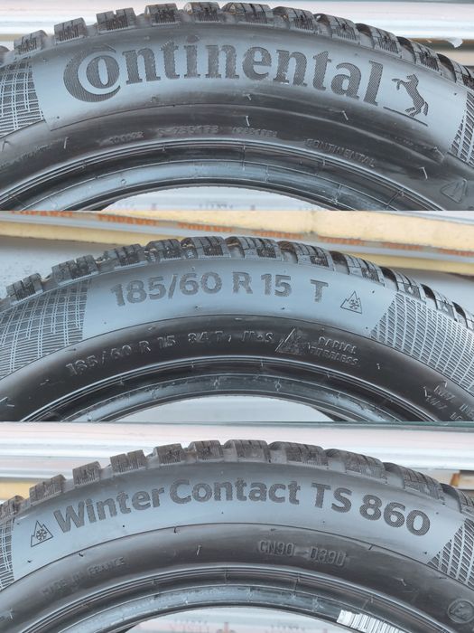 2бр. зимни гуми 185/60/15 Continental Winter Contact Ts860
dot22
8mm
М
