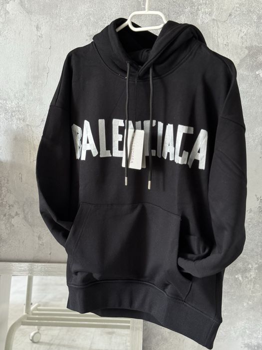 Hanorac Balenciaga Black Silver Premium