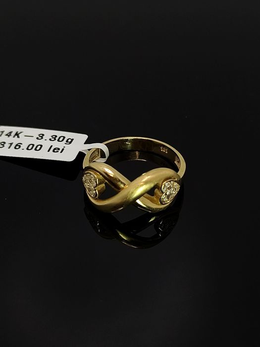 Bijuteria Royal inel din aur 14k 3.30 gr