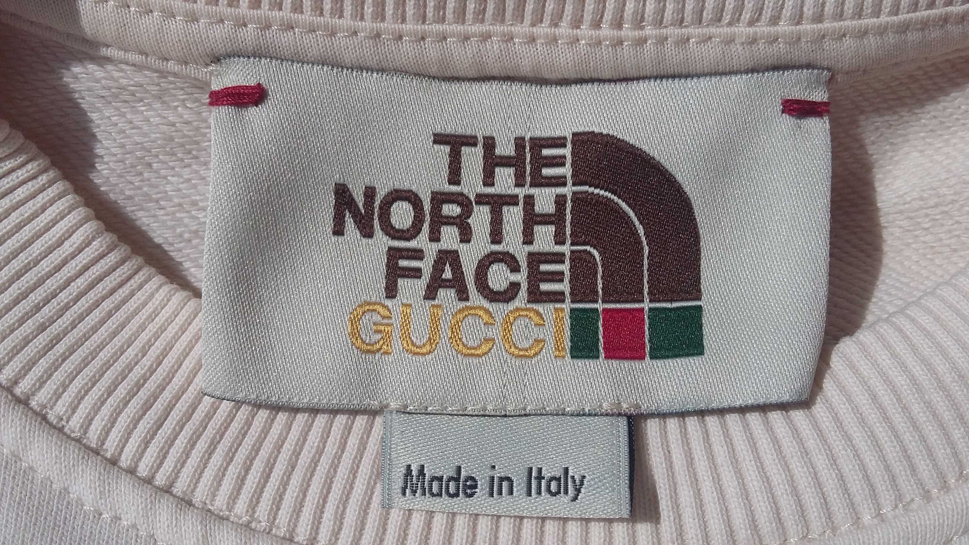 The North Face x Gucci суичър блуза фланела горница горнище джъмпер