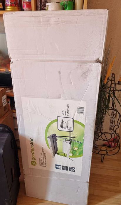 Balansoar mare din Otel, solid, cu functie de pat