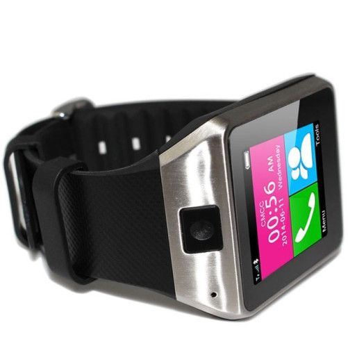 Ceas Smartwatch iUni DZ09 Plus, Bluetooth, 1.54 Inch, Argintiu